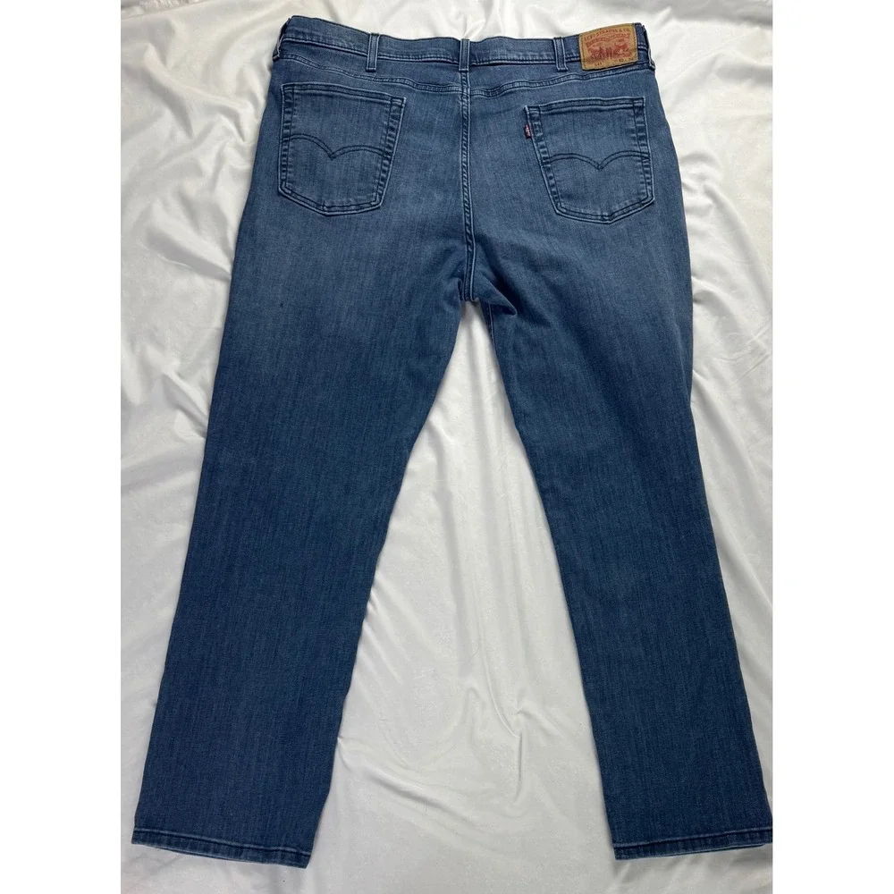 Levis 541 Athletic Taper Mens Blue Denim Jeans 40x34 Medium Wash Stretch
